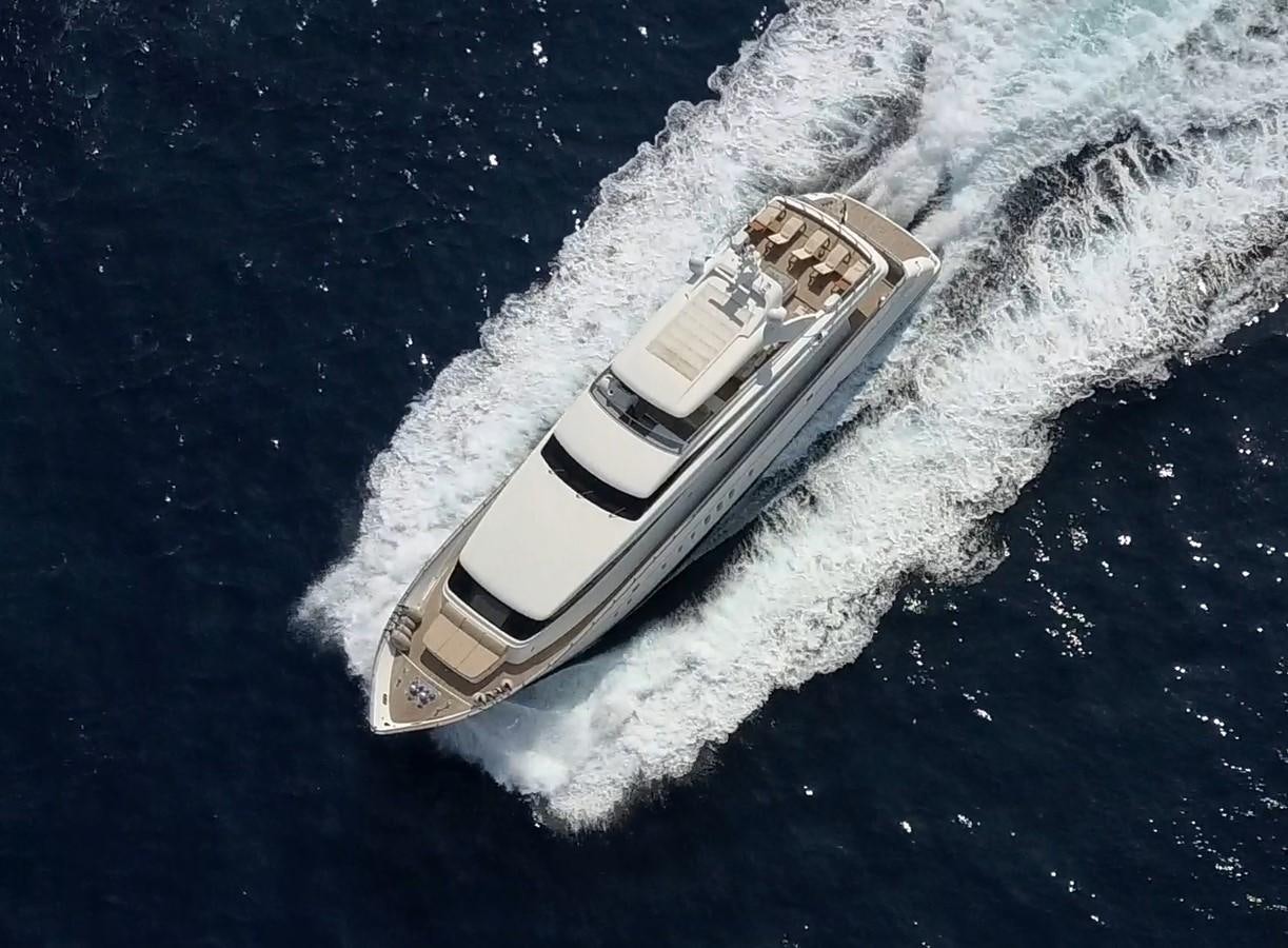 a ship in the water aboard PETRUS Yacht for Sale