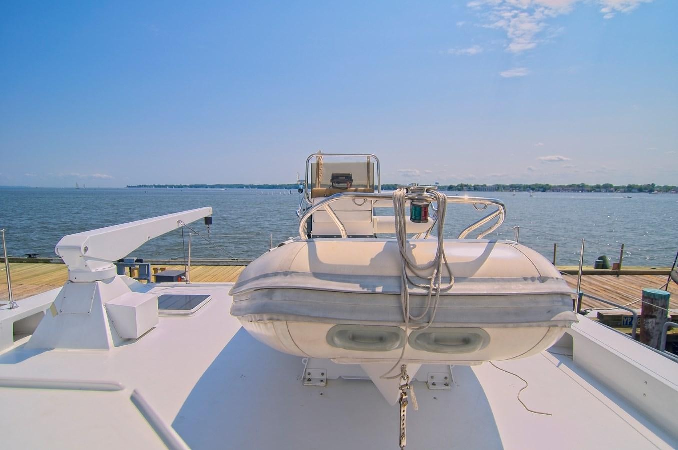 a boat on the water aboard VICTORY Yacht for Sale