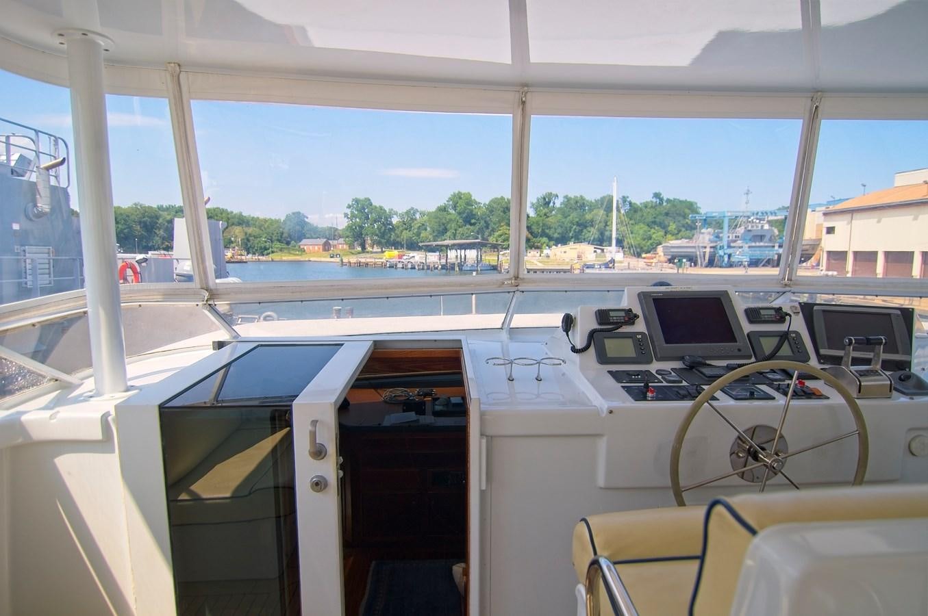 inside of a vehicle aboard VICTORY Yacht for Sale