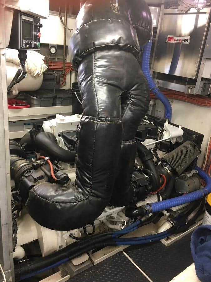 a black and silver toy aboard VICTORY Yacht for Sale