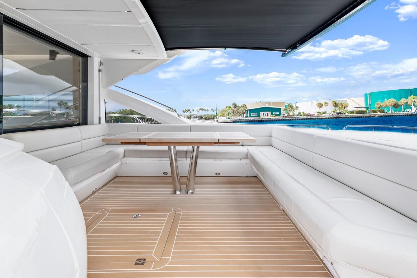 a boat on a body of water aboard SUNSEEKER PREDATOR Yacht for Sale