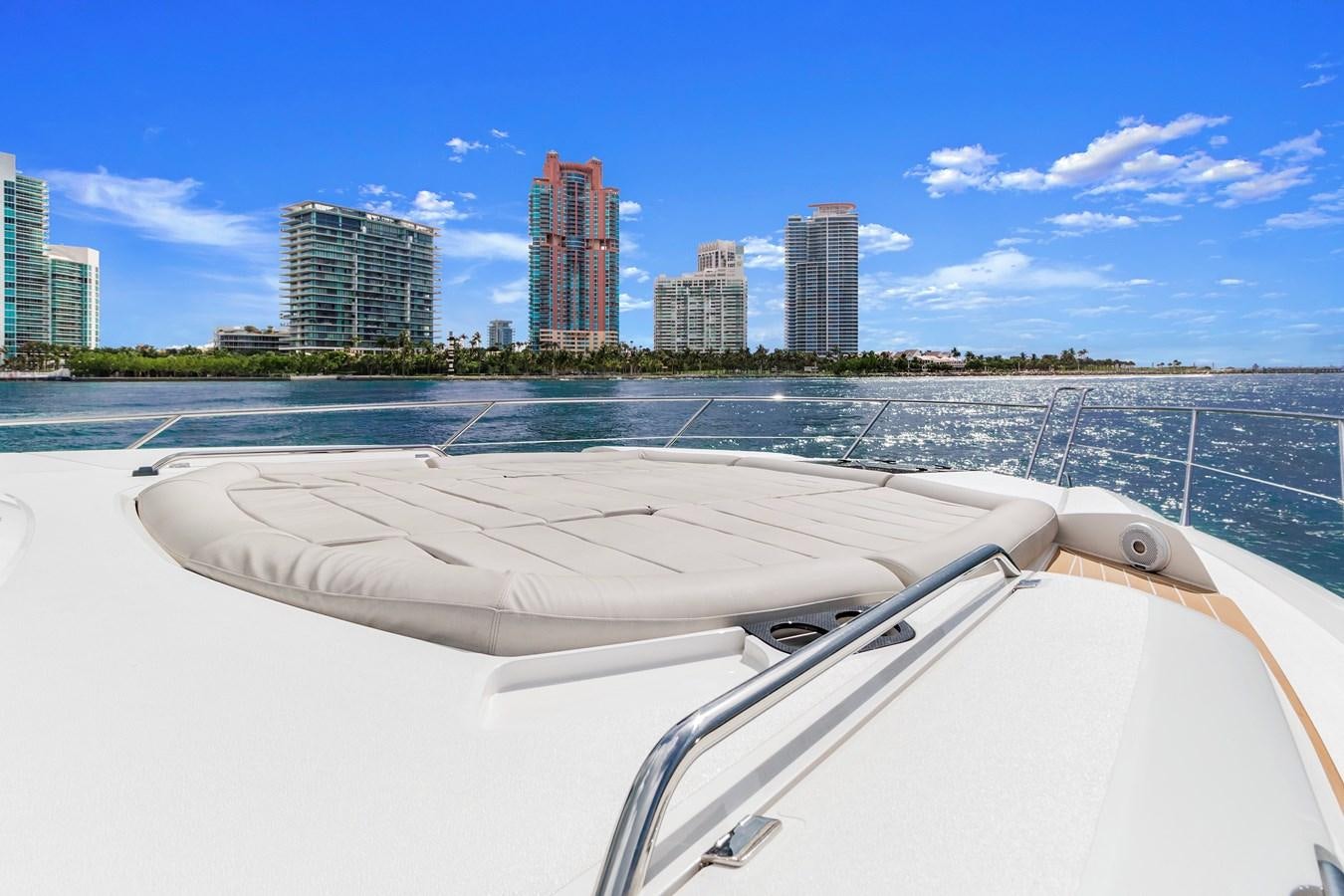 a boat on the water aboard SUNSEEKER PREDATOR Yacht for Sale