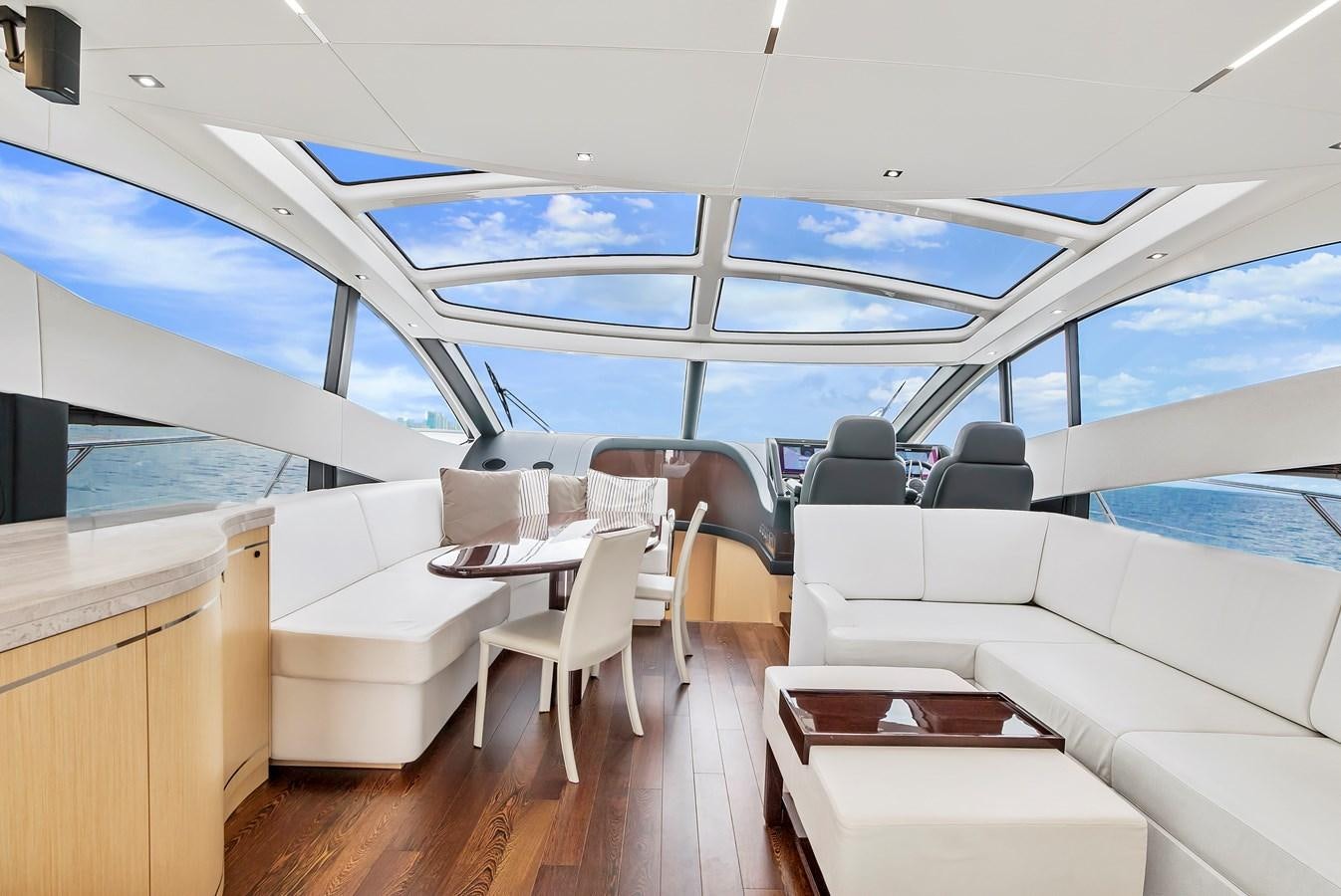 inside of a boat aboard SUNSEEKER PREDATOR Yacht for Sale