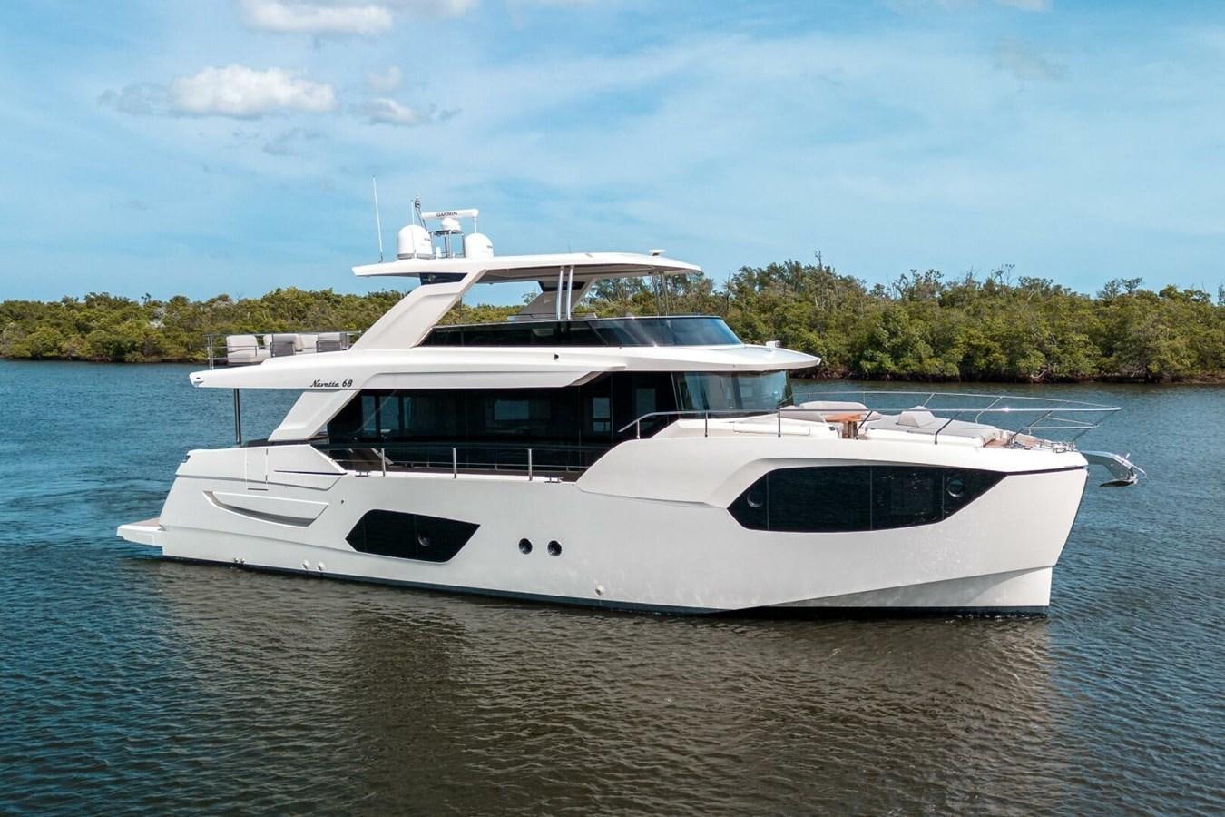a boat on the water aboard NAVETTA 68 Yacht for Sale