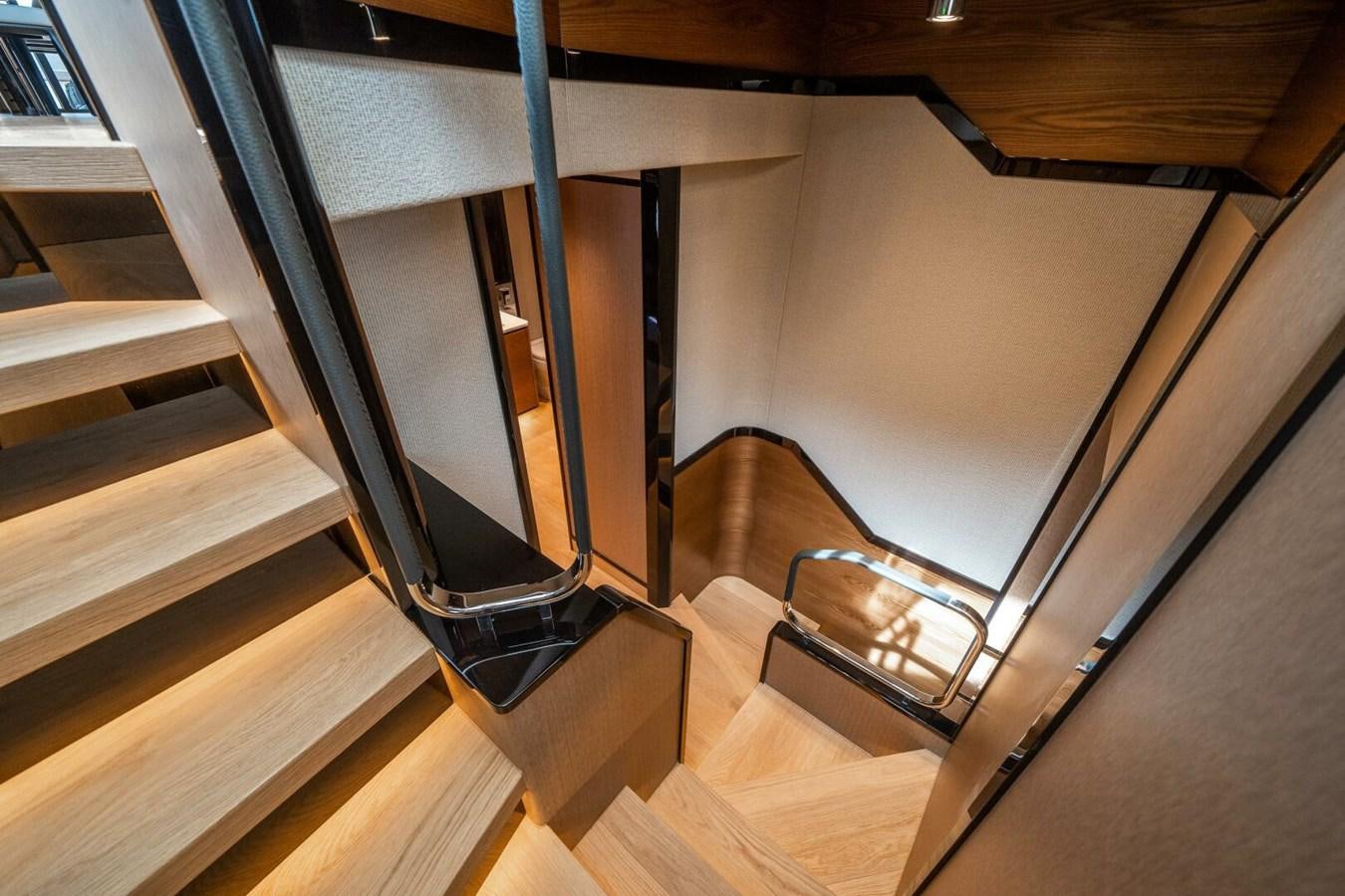 a metal object on a wooden surface aboard NAVETTA 68 Yacht for Sale