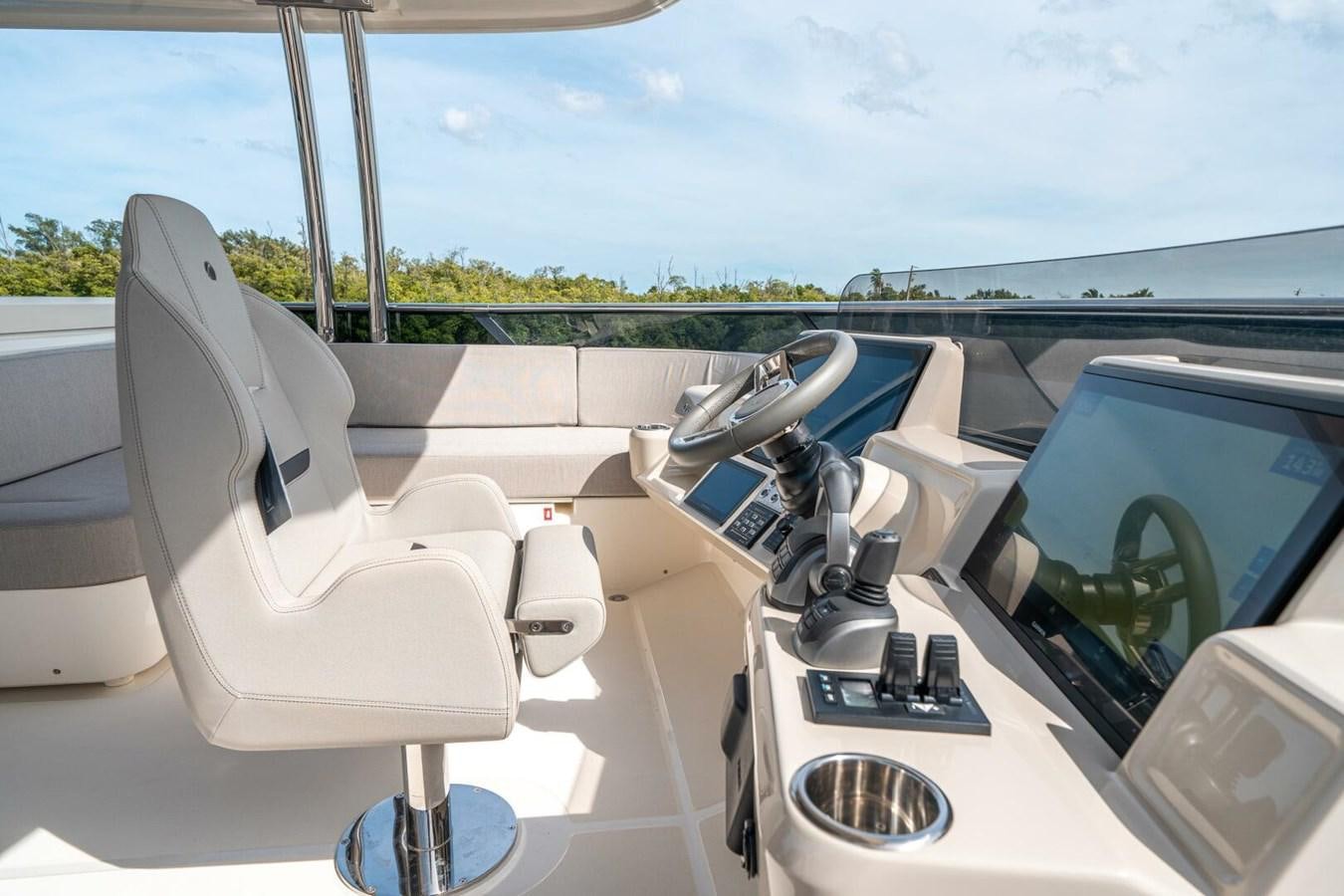 a car with a seat open aboard NAVETTA 68 Yacht for Sale