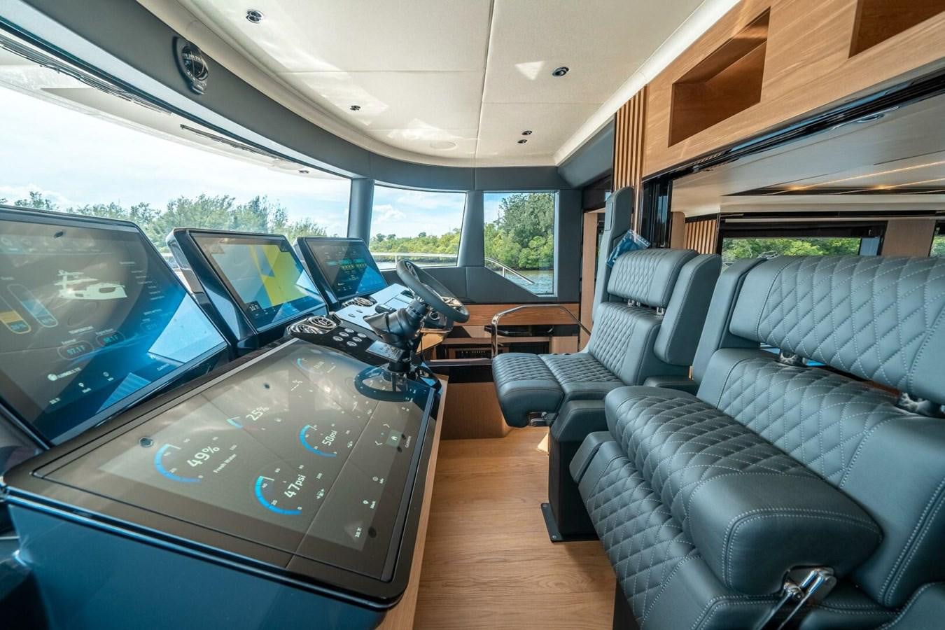 inside of a vehicle aboard NAVETTA 68 Yacht for Sale