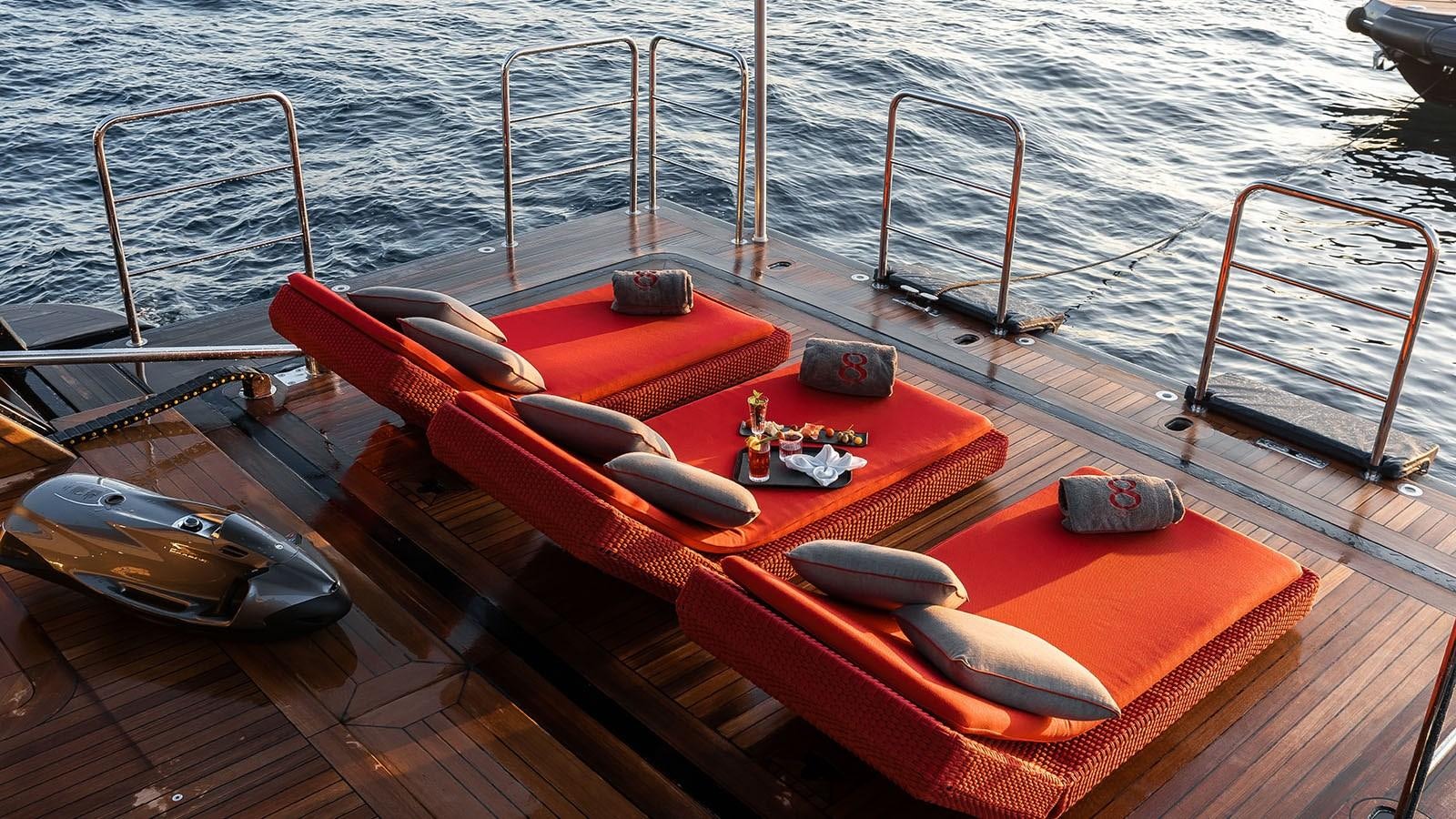 a boat on the water aboard ALASKA Yacht for Sale