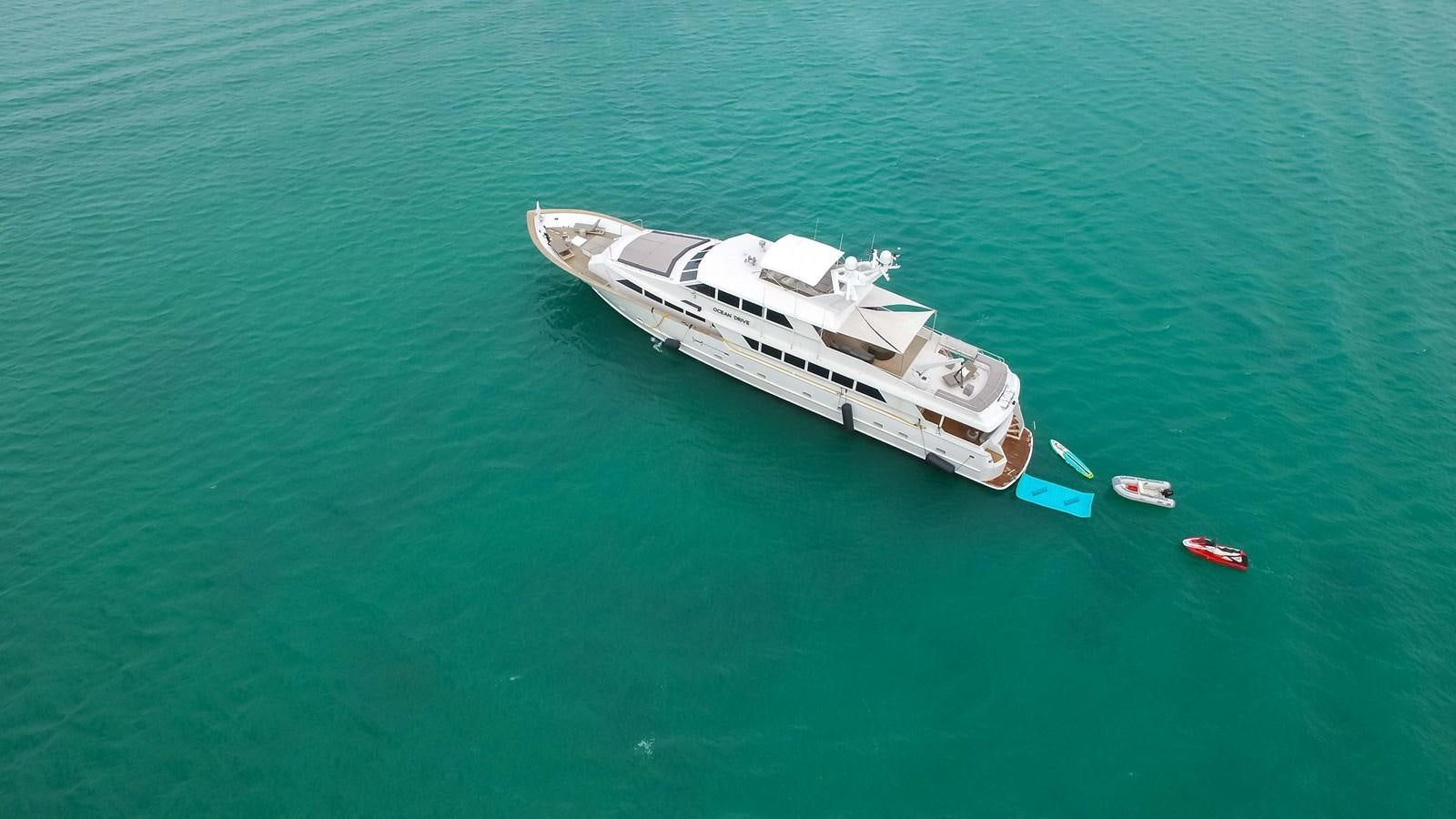 a boat in the water aboard OCEAN DRIVE Yacht for Sale