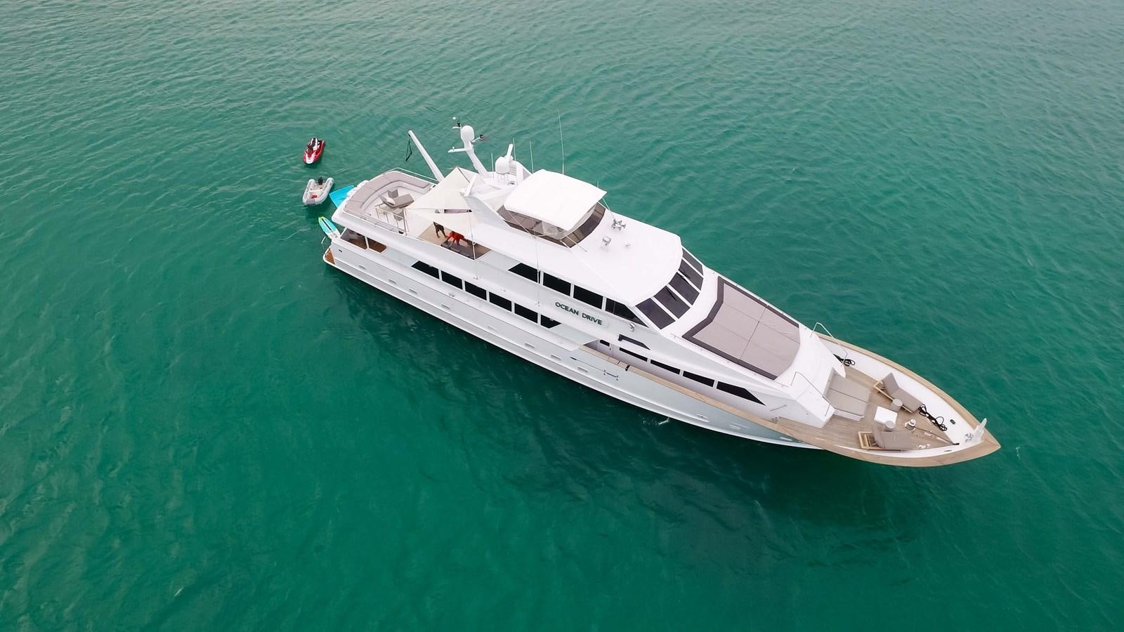 a boat in the water aboard OCEAN DRIVE Yacht for Sale