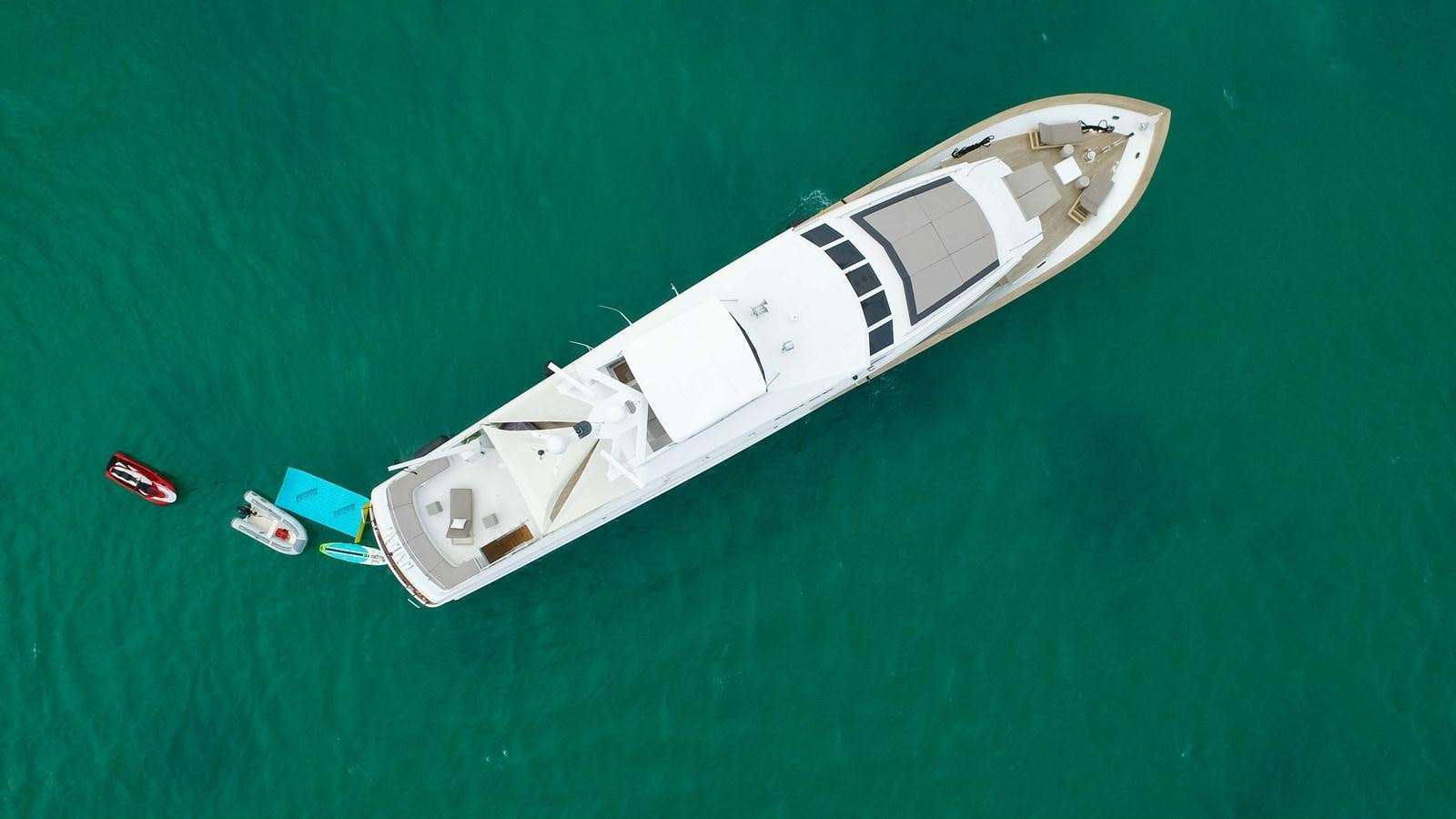 a space ship in the air aboard OCEAN DRIVE Yacht for Sale