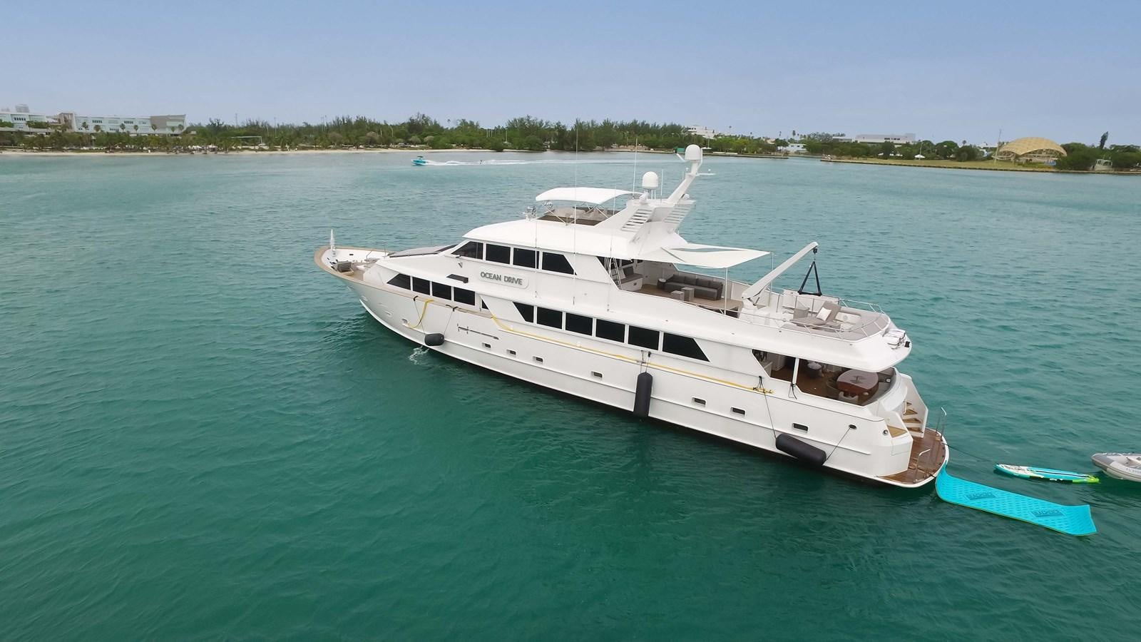 a boat in the water aboard OCEAN DRIVE Yacht for Sale