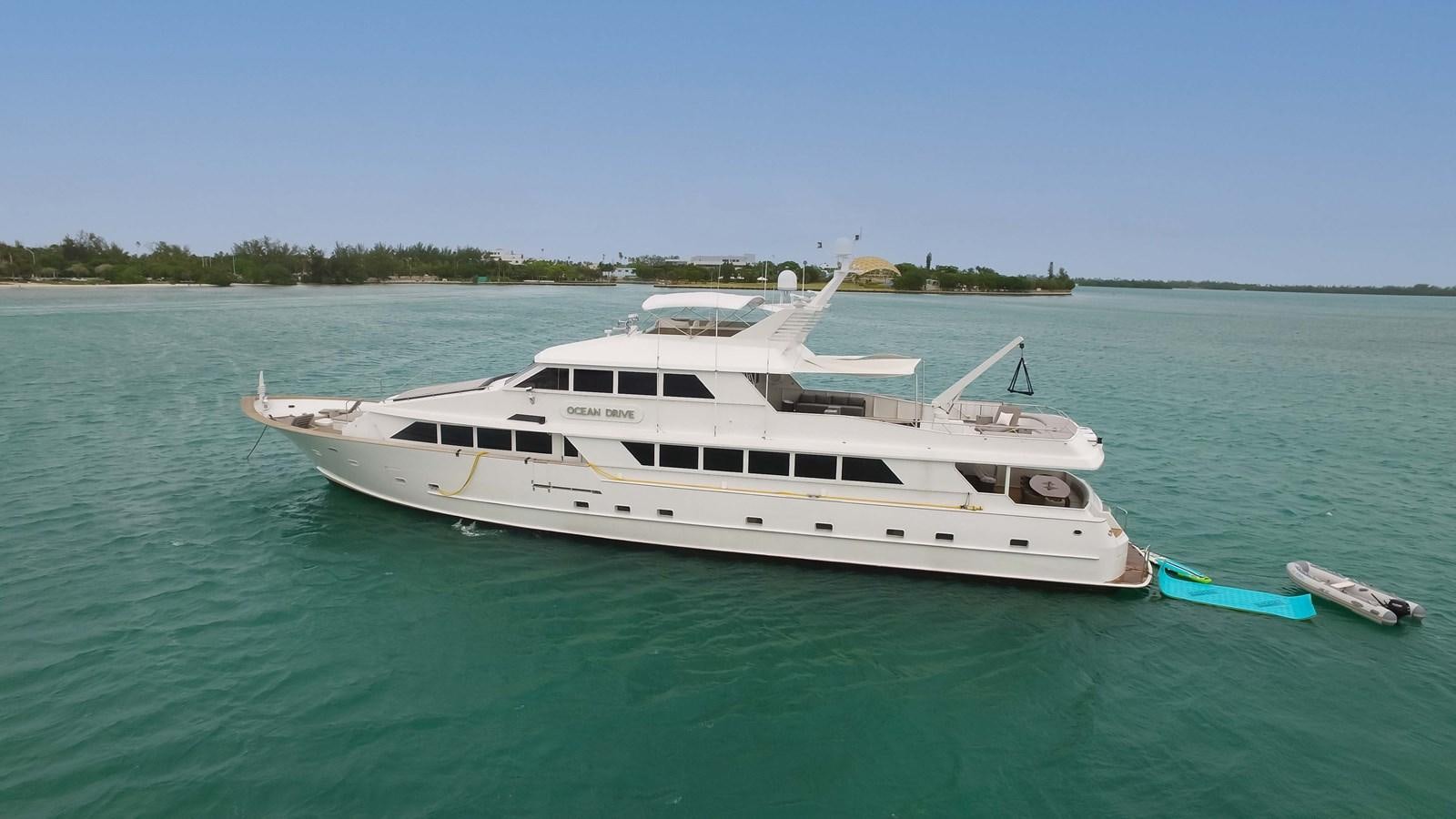 a boat in the water aboard OCEAN DRIVE Yacht for Sale