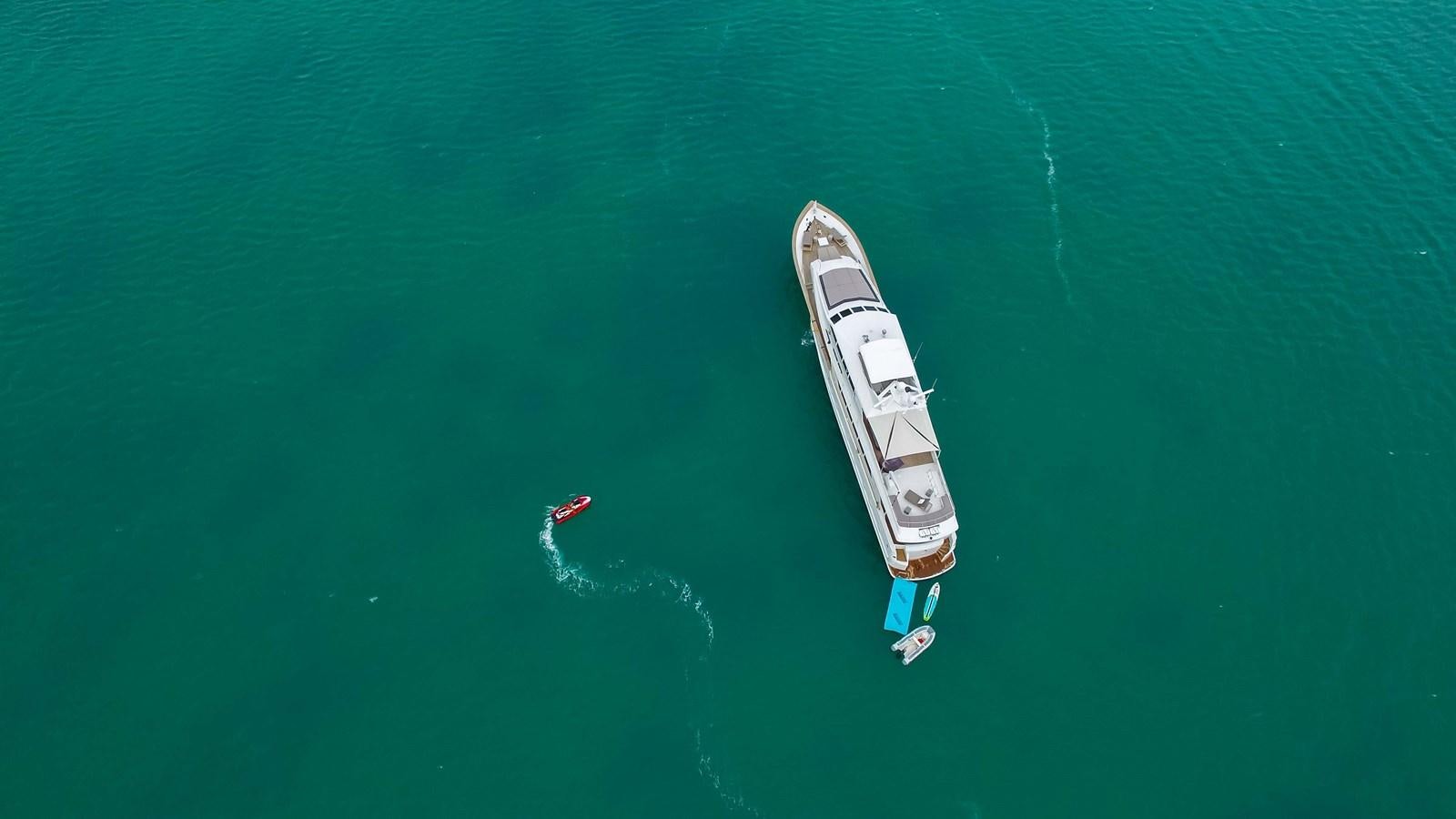 a boat in the water aboard OCEAN DRIVE Yacht for Sale