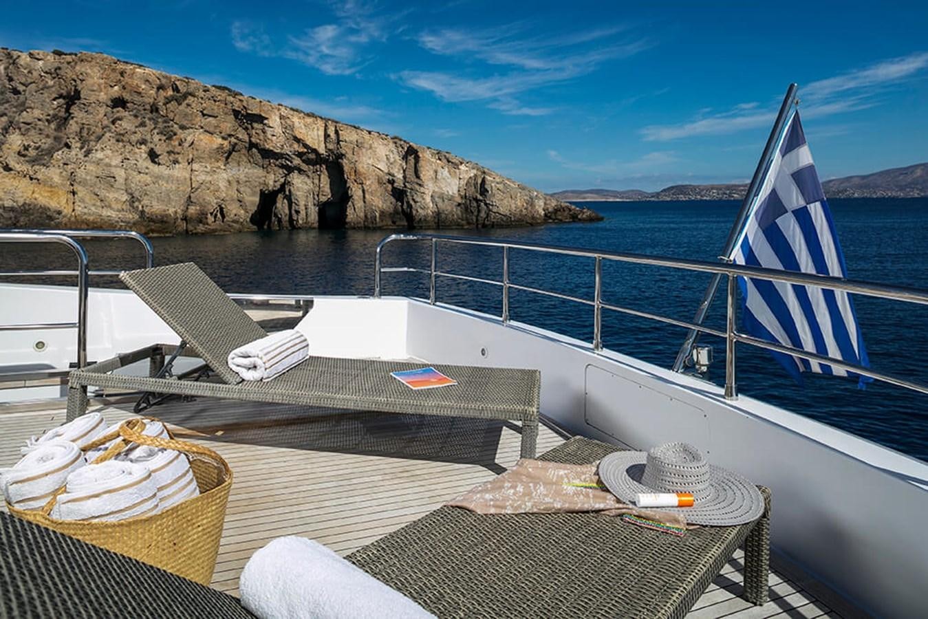 a boat on the water aboard MAIORA 35 DP Yacht for Sale