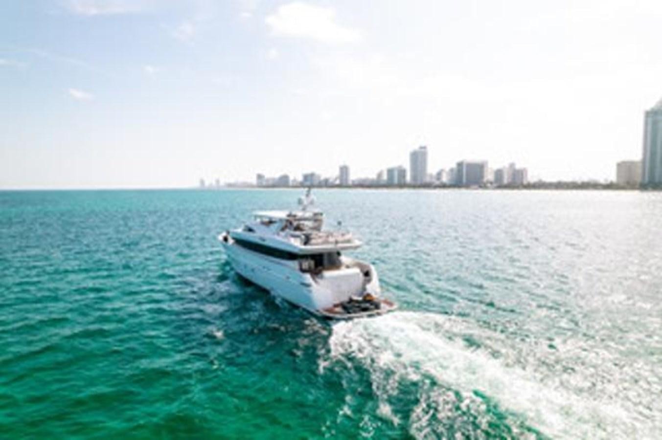 a boat in the water aboard 2000 116 BAGLIETTO Yacht for Sale