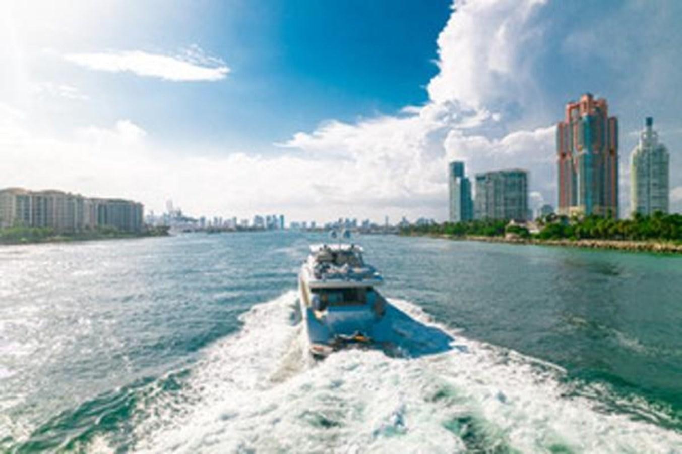 a boat on the water aboard 2000 116 BAGLIETTO Yacht for Sale