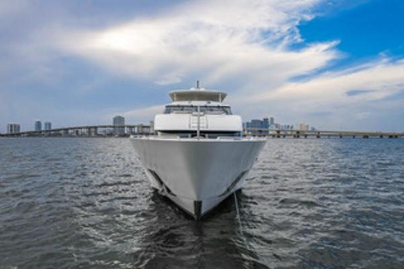 a large white ship in the water aboard 2000 116 BAGLIETTO Yacht for Sale