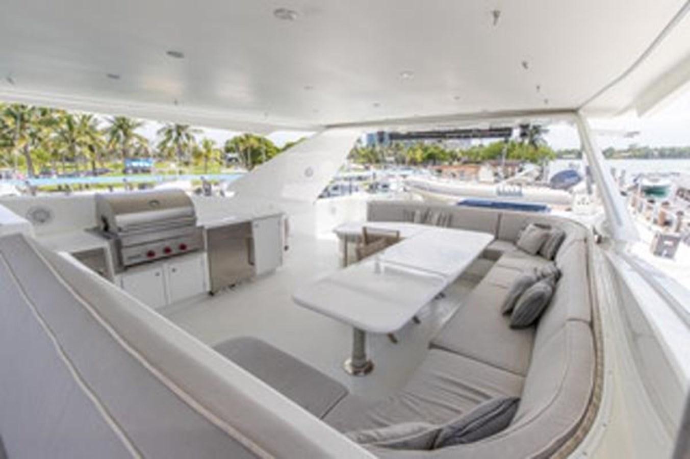 a large white boat with a large white boat on it aboard 2000 116 BAGLIETTO Yacht for Sale