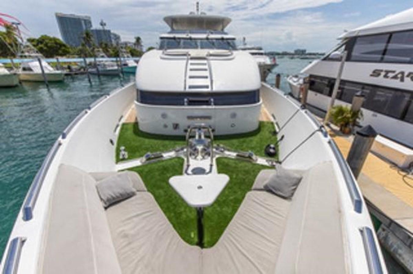 a boat on the water aboard 2000 116 BAGLIETTO Yacht for Sale