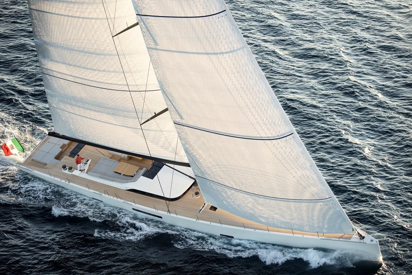 a sailboat on the water aboard CEFEA Yacht for Sale