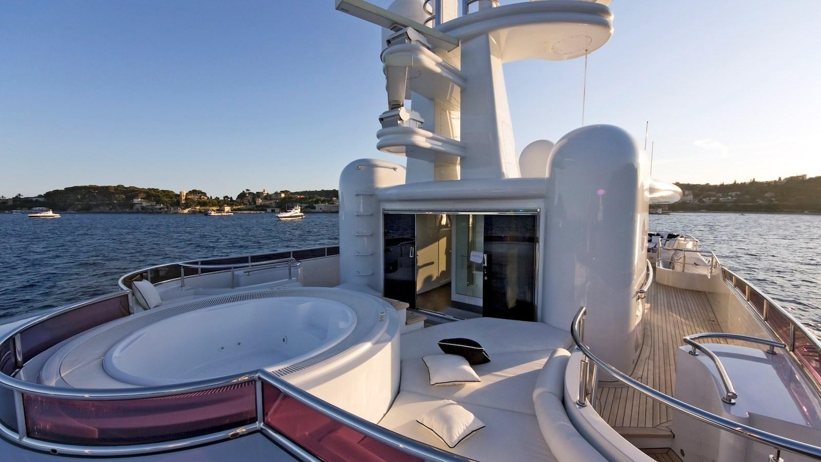 a boat on the water aboard BELLA 2 Yacht for Sale