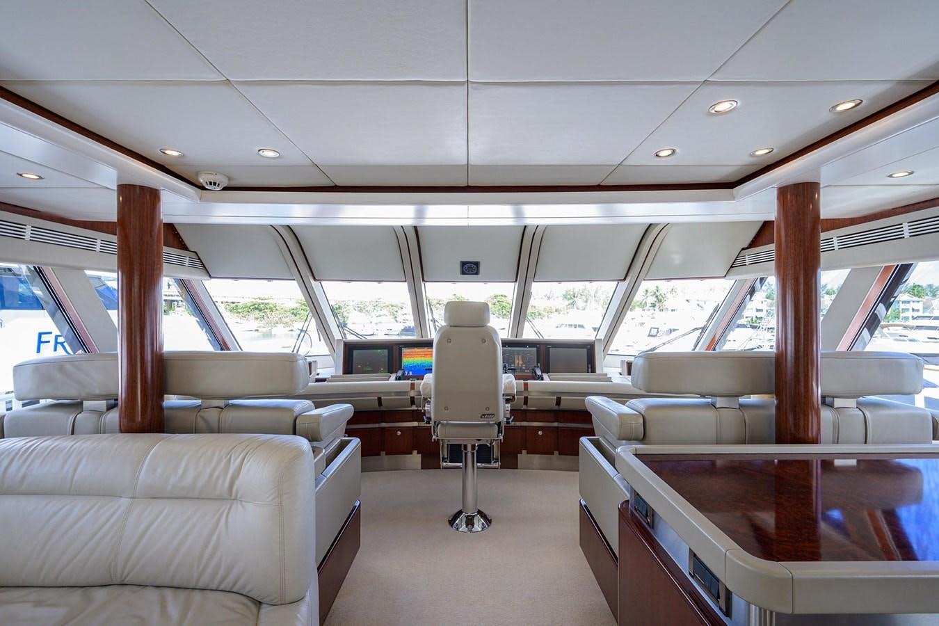 inside of a car aboard TEMPO REALE Yacht for Sale