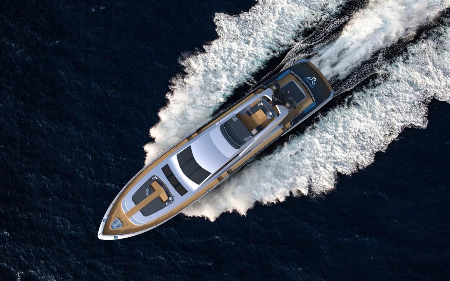 a silver and gold watch on a black surface aboard LEOPARD 36 Yacht for Sale