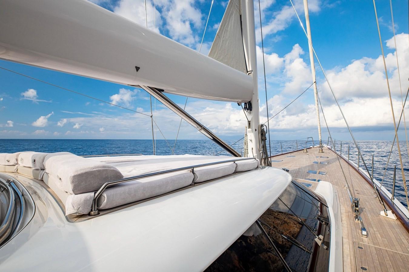 a boat on the water aboard MYSTERY Yacht for Sale