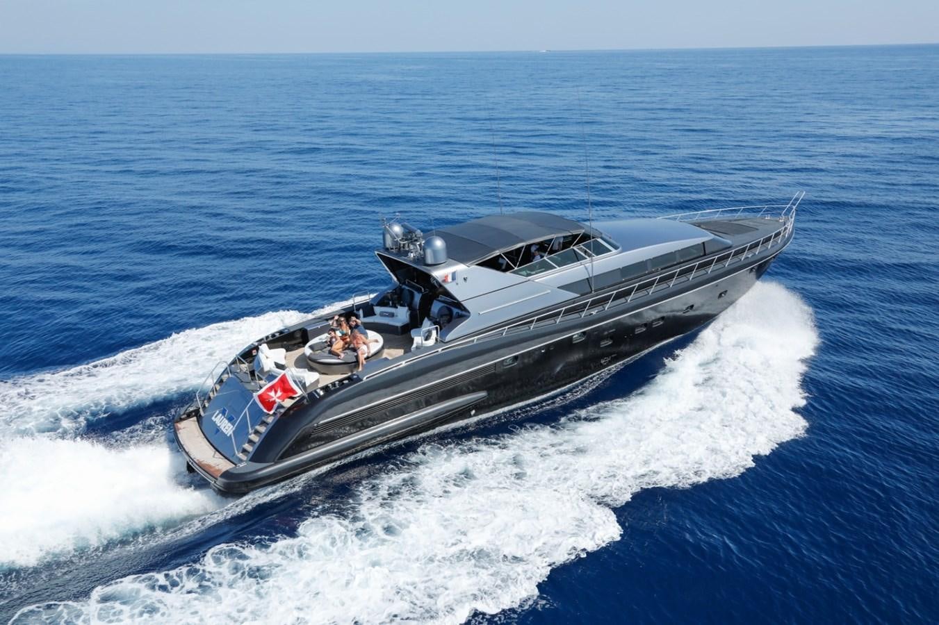 a boat on the water aboard LAUREN V Yacht for Sale