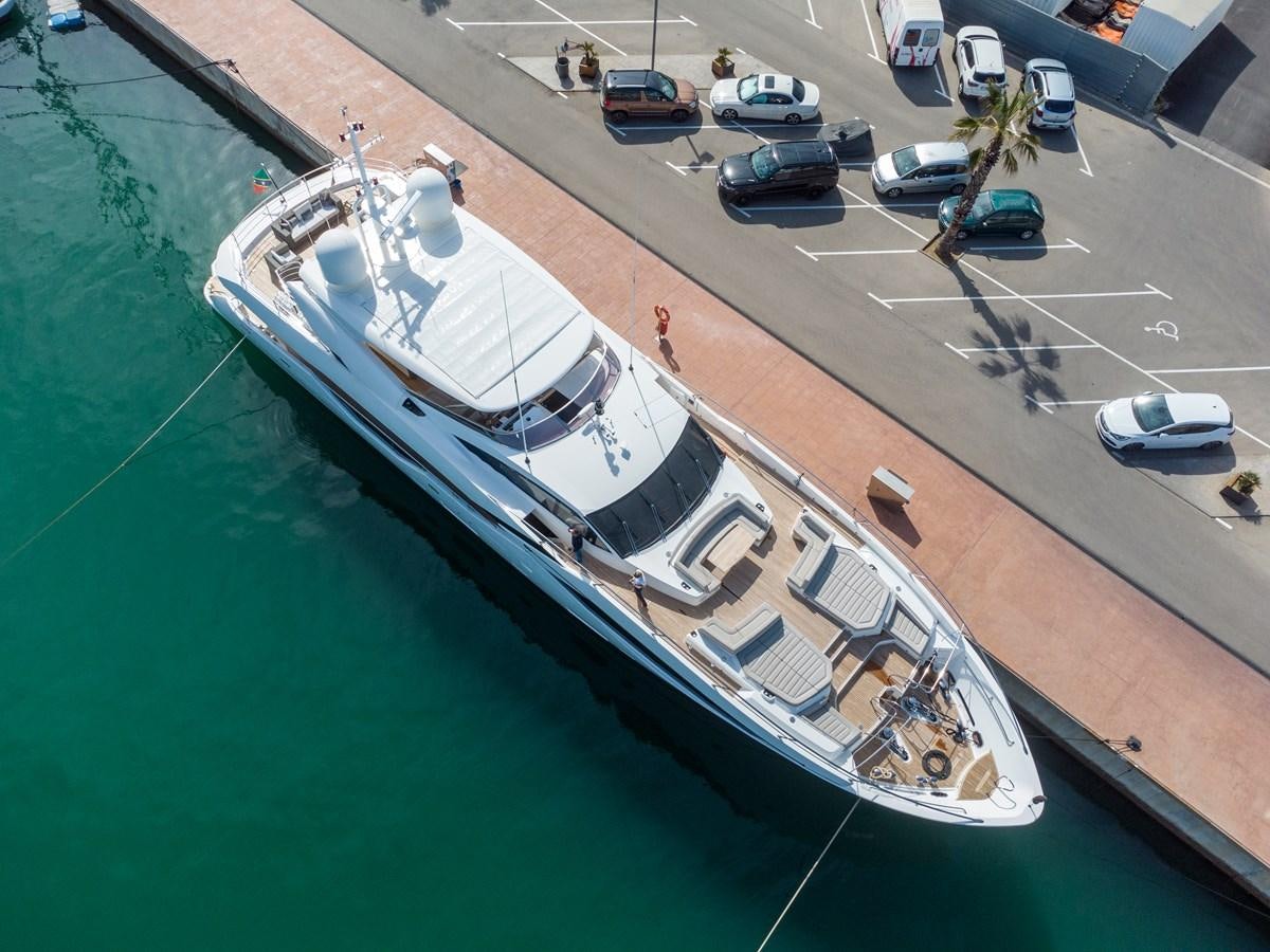 a high angle view of a boat aboard SUNSEEKER 116 -  QART HADASHT Yacht for Sale