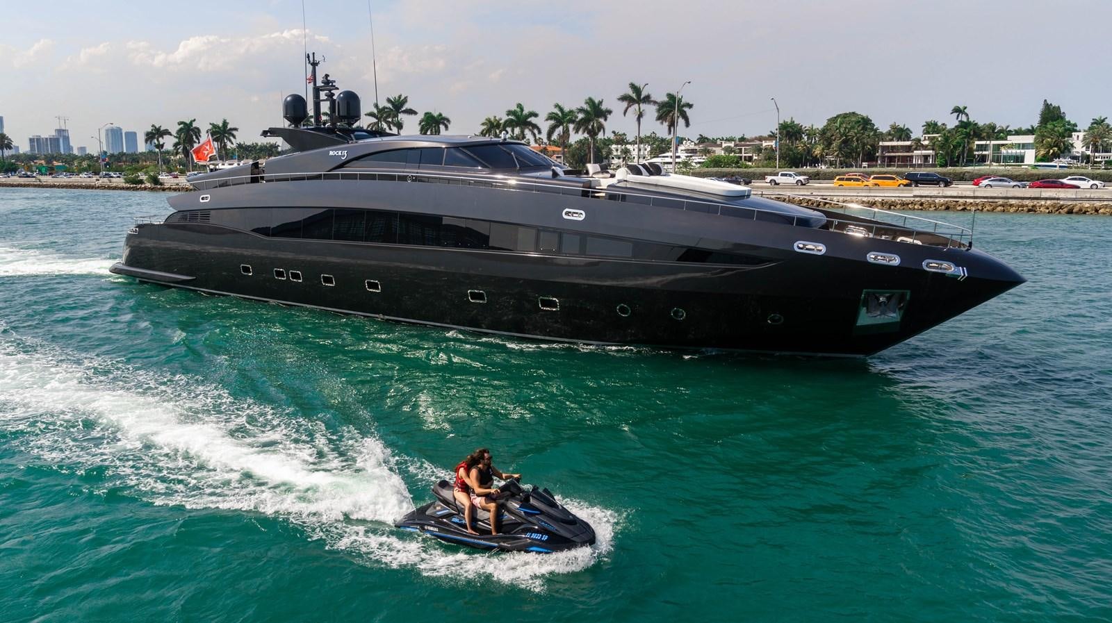a boat on the water aboard AQUILA Yacht for Sale