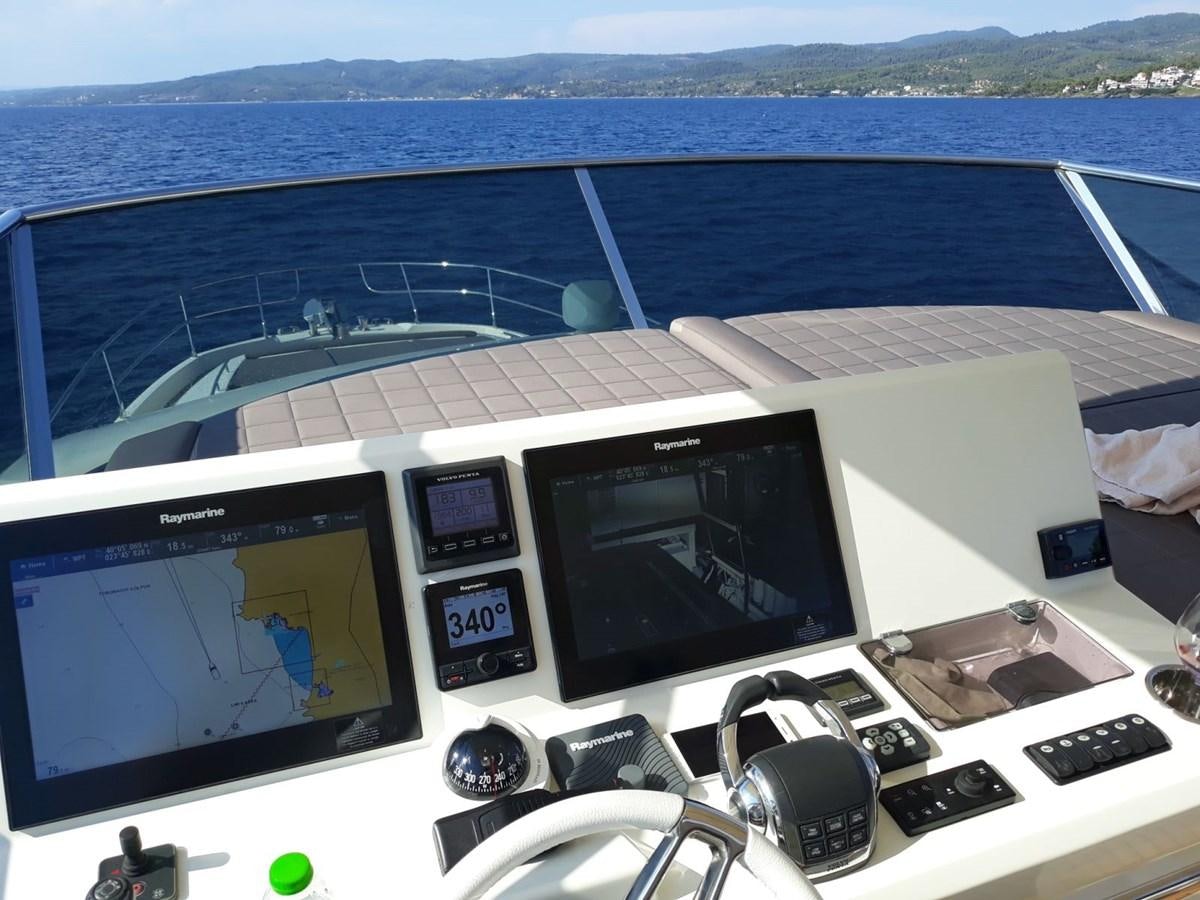 a view of a ship from a window of a ship aboard MEIGA Yacht for Sale