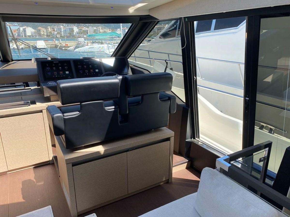 inside of a vehicle aboard MEIGA Yacht for Sale