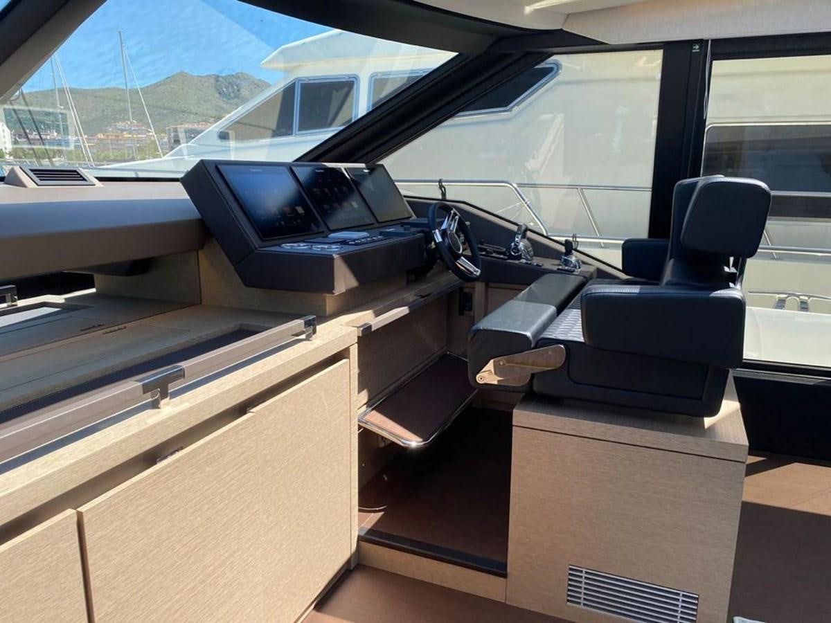 inside of a car aboard MEIGA Yacht for Sale