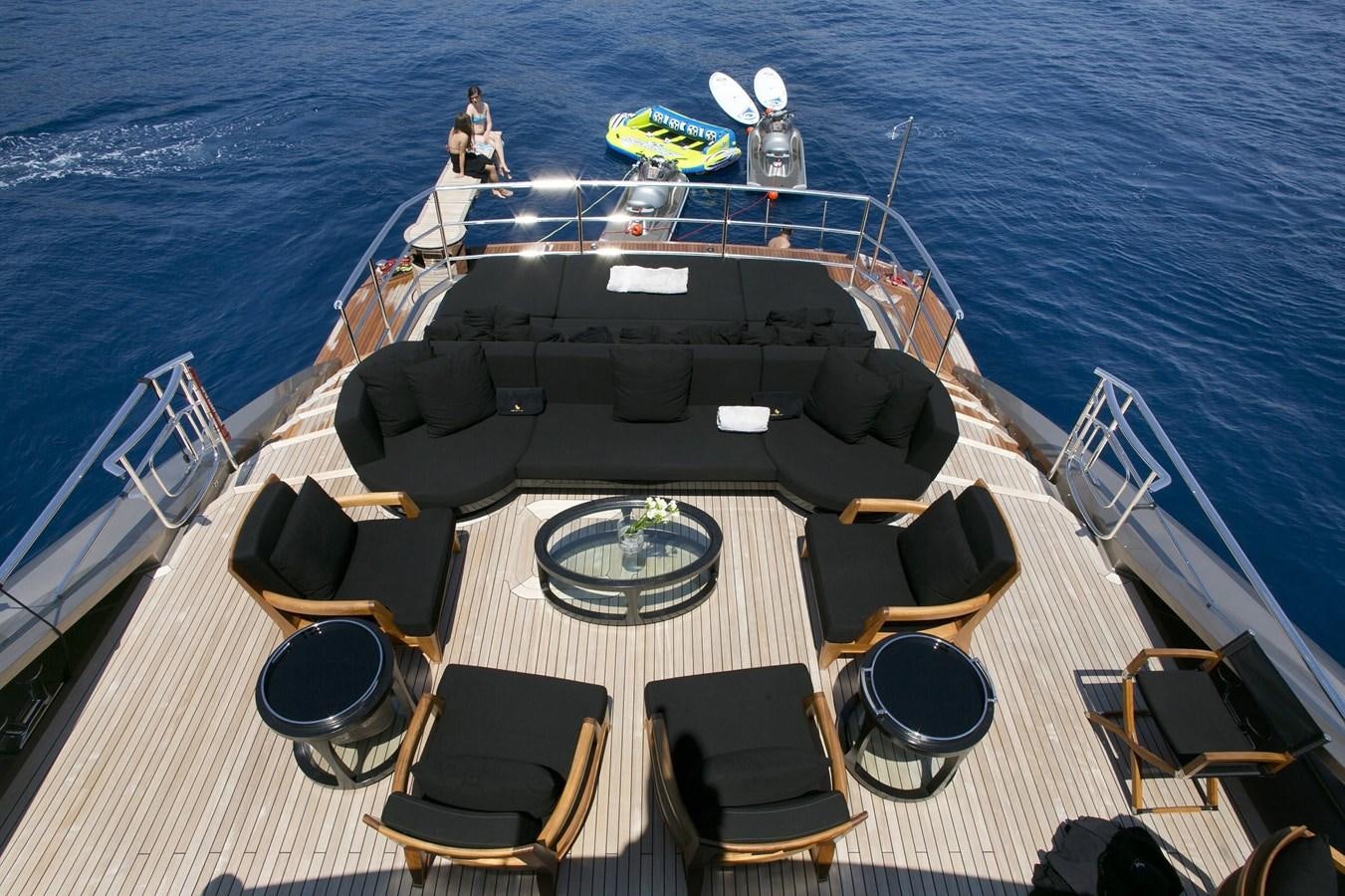 a boat on the water aboard DEFIANT Yacht for Sale