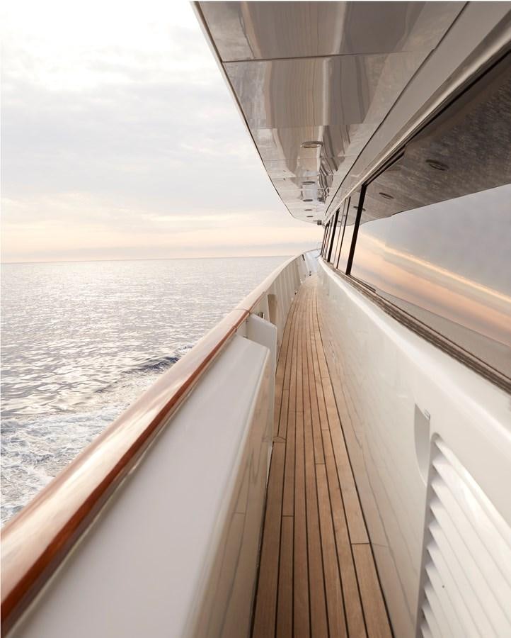 a deck of a boat aboard SEA LADY II Yacht for Sale