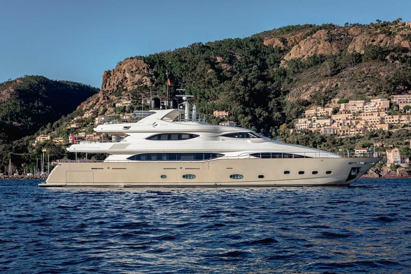 a yacht on the water aboard AERO Yacht for Sale