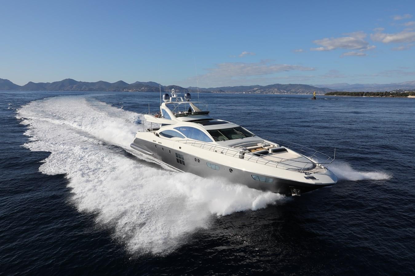 a boat on the water aboard PATRONESS Yacht for Sale