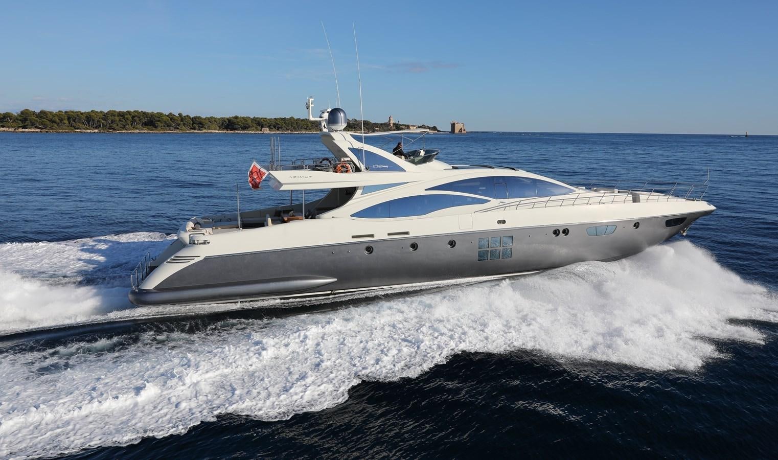 a boat on the water aboard PATRONESS Yacht for Sale