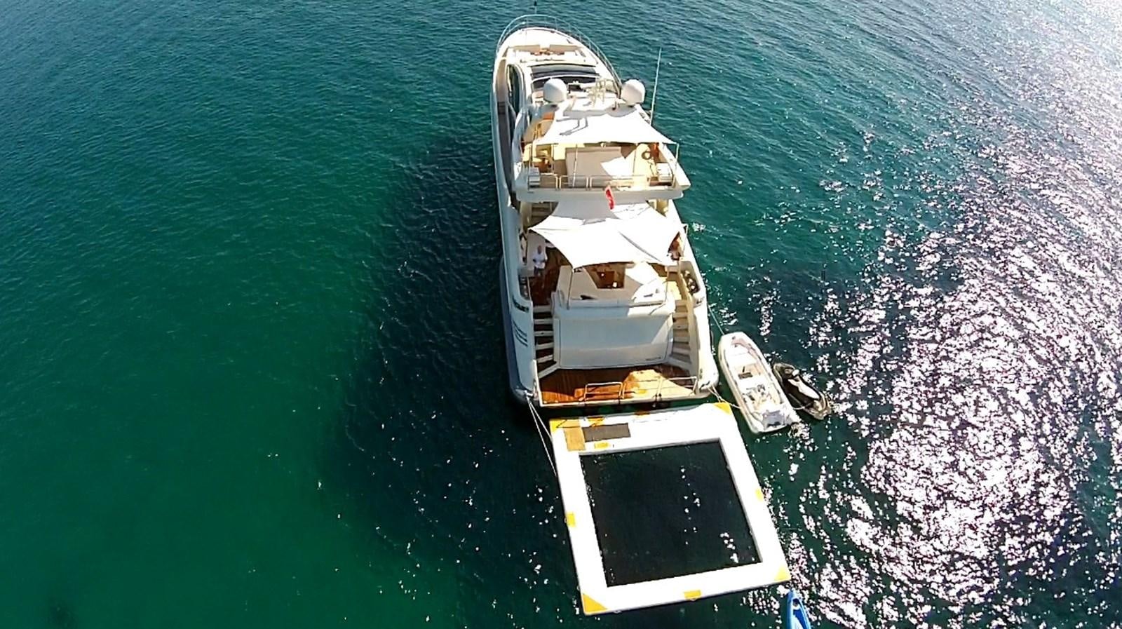 a ship in the water aboard PATRONESS Yacht for Sale