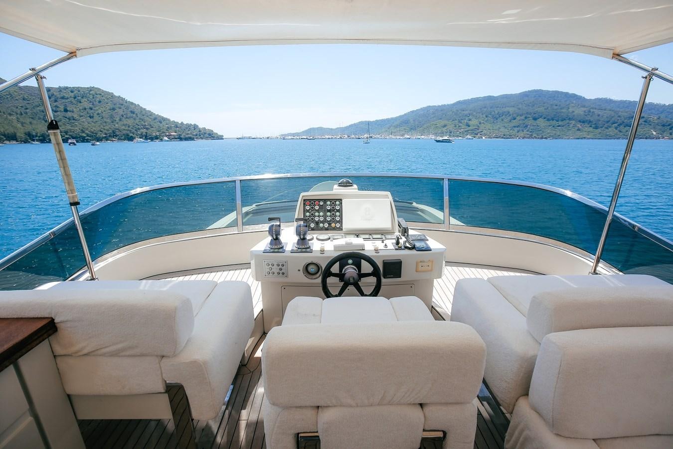 a boat on the water aboard PATRONESS Yacht for Sale