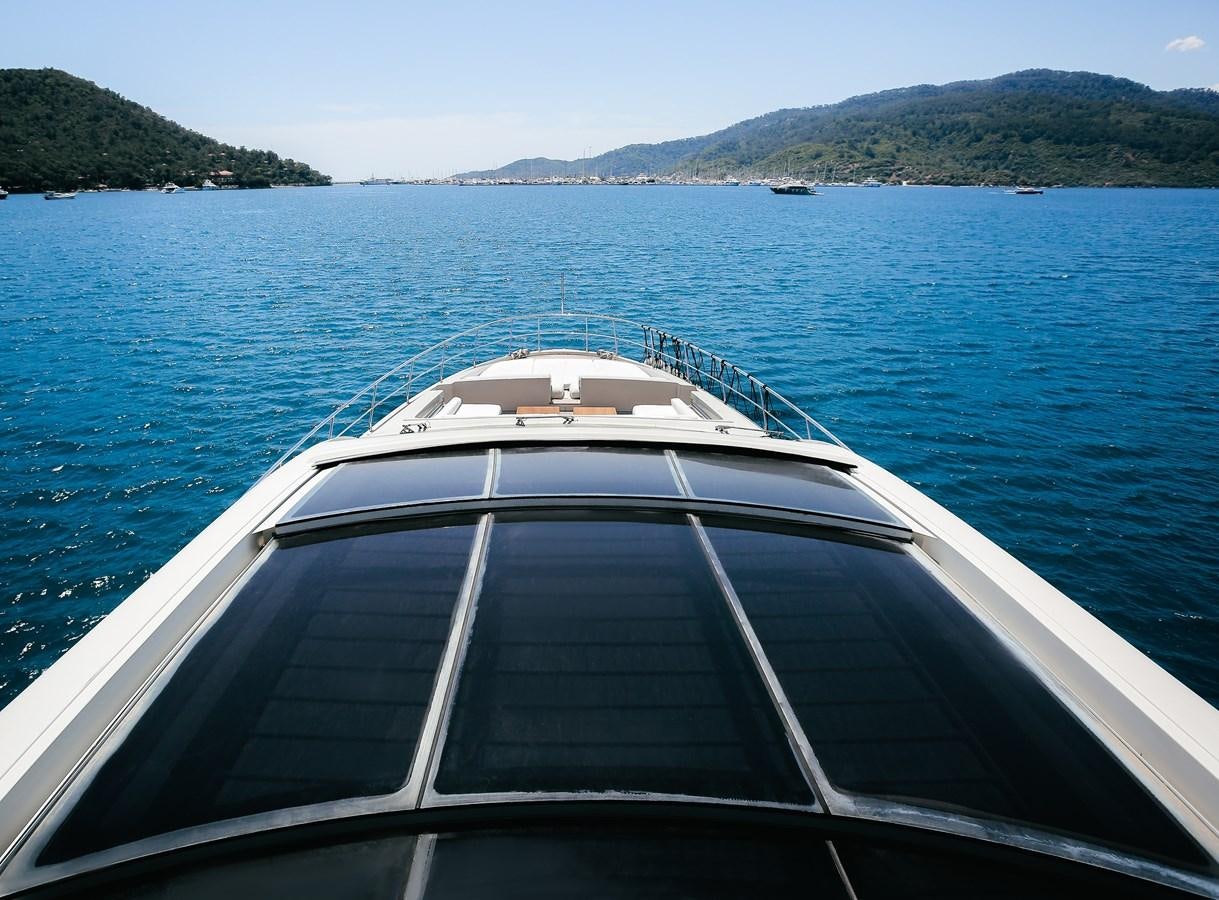 a boat on the water aboard PATRONESS Yacht for Sale