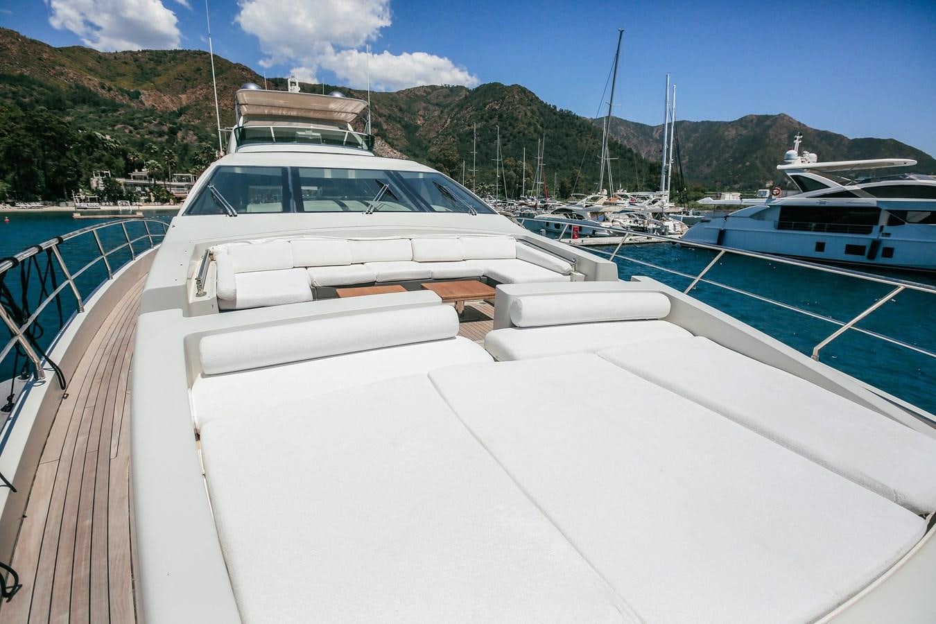 a group of boats on a body of water aboard PATRONESS Yacht for Sale
