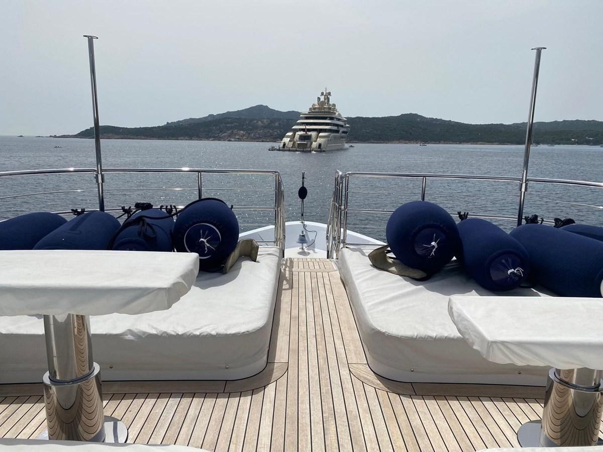 a boat on a dock aboard CLASSIC 121 Yacht for Sale