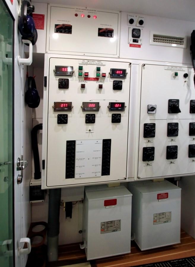 a machine with buttons aboard SUNDAY MONEY Yacht for Sale