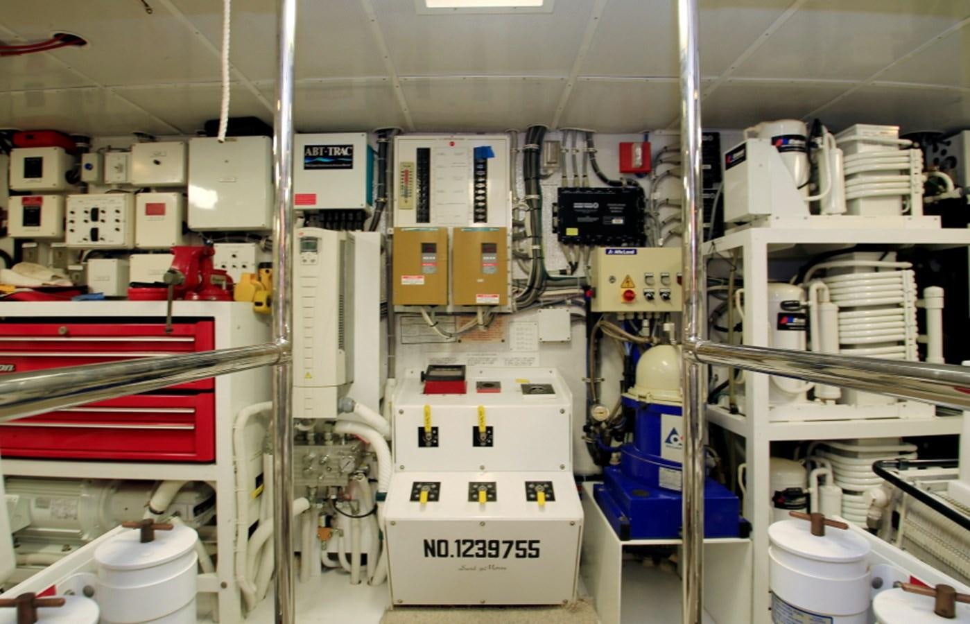 a room with several machines aboard SUNDAY MONEY Yacht for Sale
