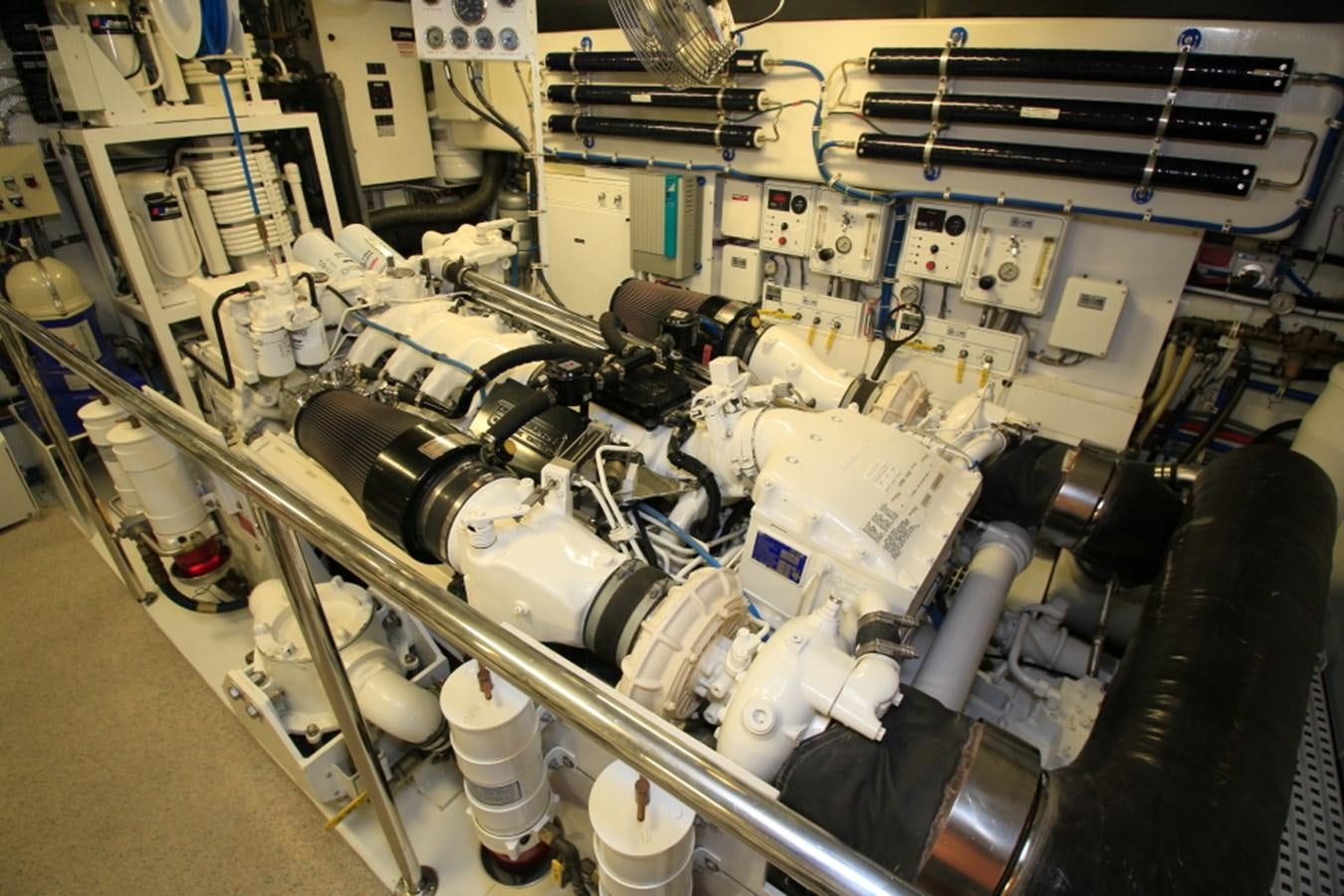 a factory with several machines aboard SUNDAY MONEY Yacht for Sale