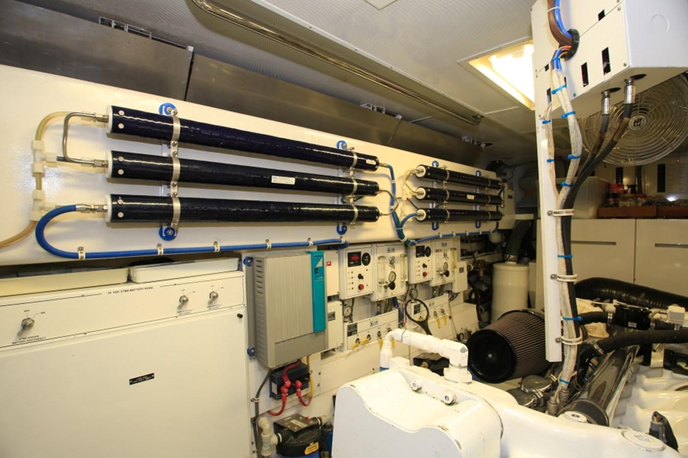 a room with machinery aboard SUNDAY MONEY Yacht for Sale