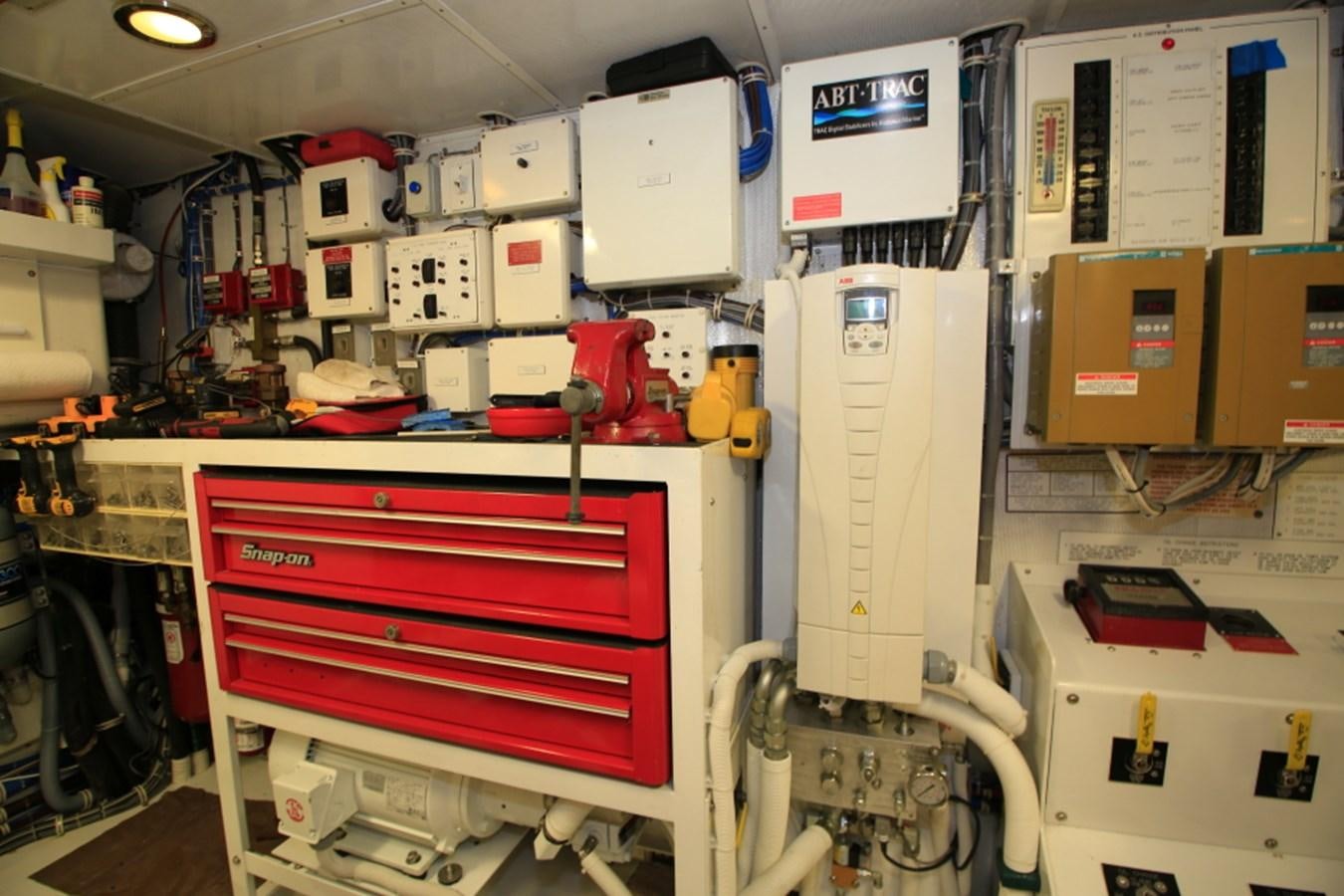 a room full of equipment aboard SUNDAY MONEY Yacht for Sale